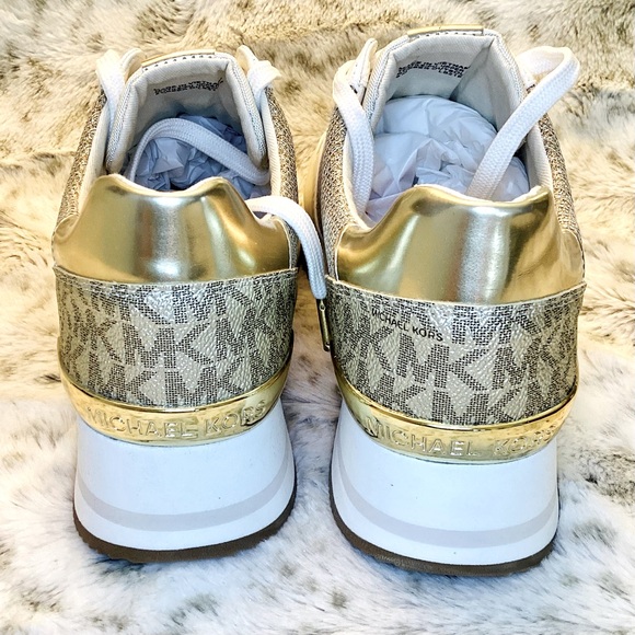 MICHAEL KORS Monique Glitter Canvas Trainer NWOT - Picture 5 of 6